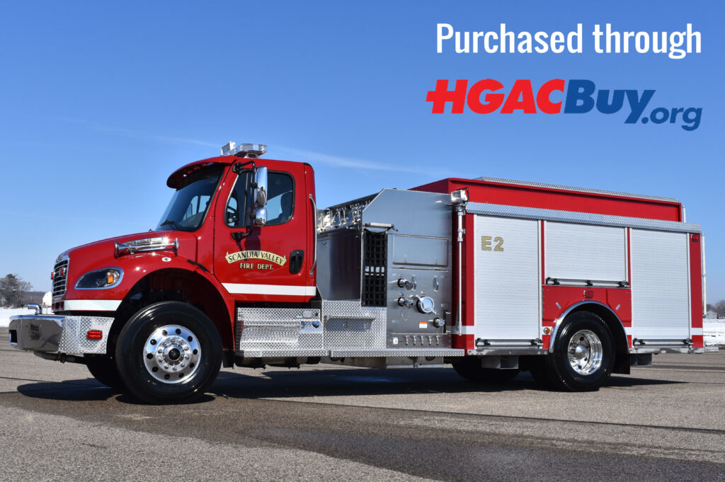 The Scandia Valley Fire Department in Cushing has taken delivery of a Custom Fire top-mount pumper built on a Freightliner chassis.