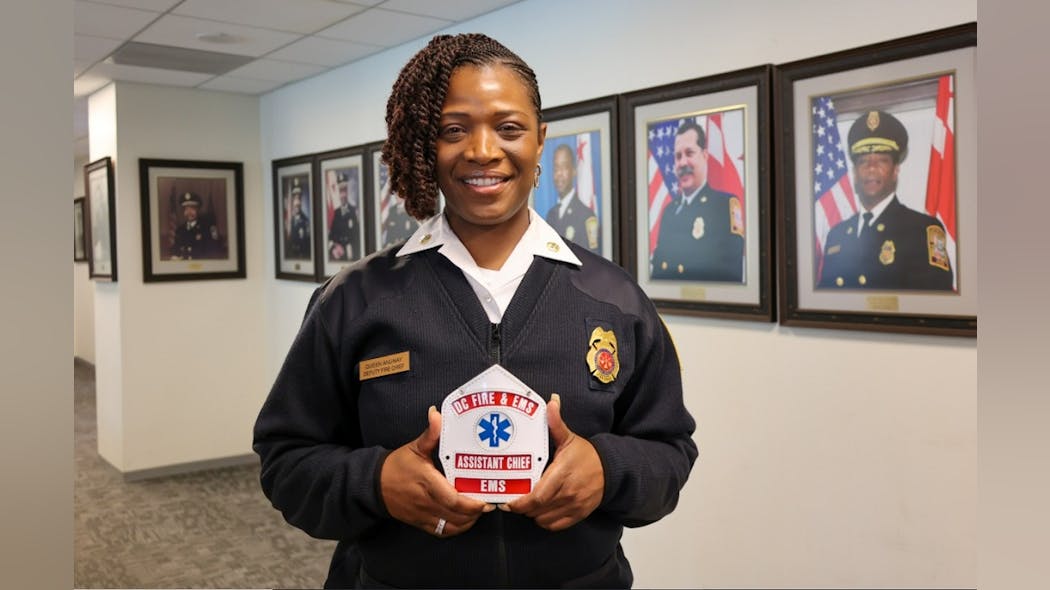 DC Fire and EMS has appointed Queen Anunay, a DC native and first female in department history to the rank of Assistant Fire Chief.