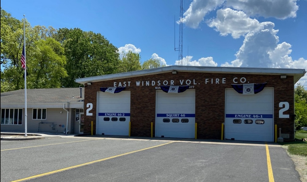 An East Windsor firefighter has been charged with stealing about $58,000 from a township fire company while serving as its treasurer.