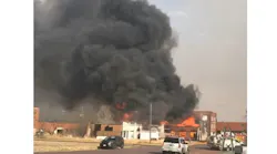 Strong winds fueled a massive fire in the City of Ranger that destroyed multiple structures in the downtown area.