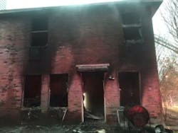 In 2021, two children were trapped by an early morning fire in this apartment building. In 2021, two children were trapped by an early morning fire in this apartment building.
