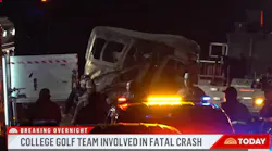 A fiery head-on collision in West Texas claimed nine lives, including members of a New Mexico university’s golf team.