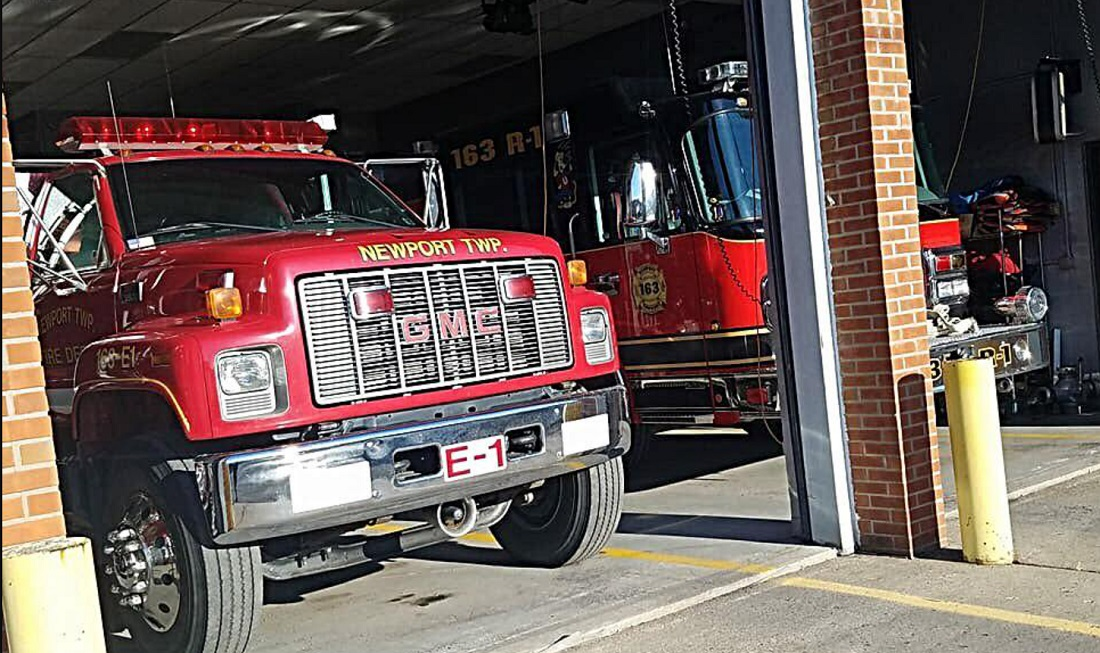 A Former Newport Township fire chief was arraigned on assault charges after he struck a fire police officer with his vehicle at a fire scene.