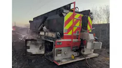Several Sinton firefighters were injured and their apparatus destroyed by a fast moving brush fire.