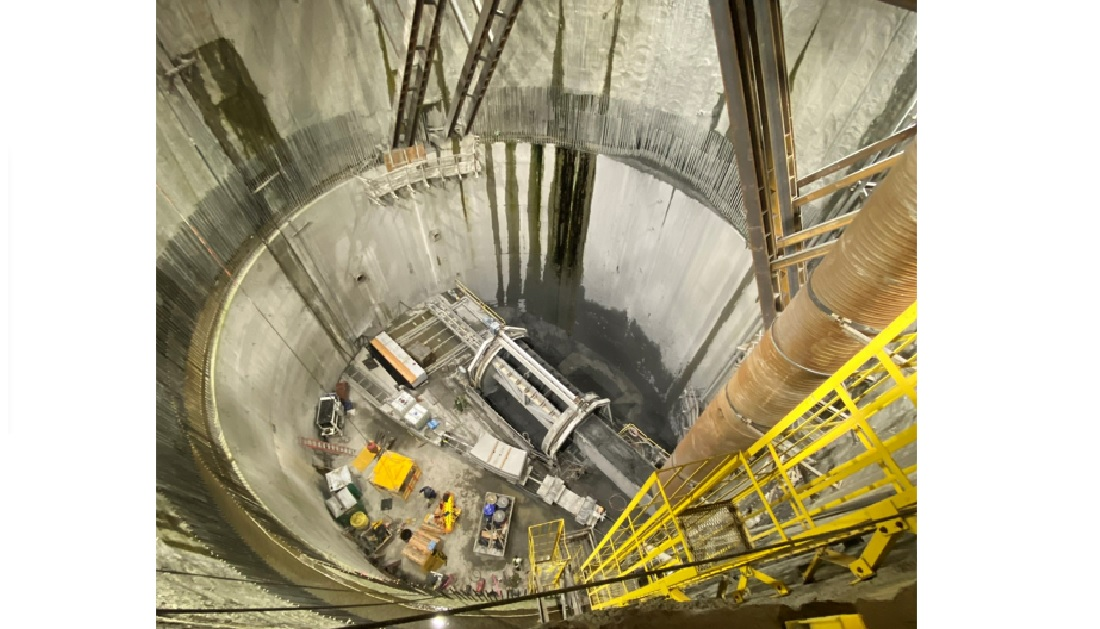Seattle firefighters rescued a man who was reportedly pinned by a rail car in a utility tunnel.