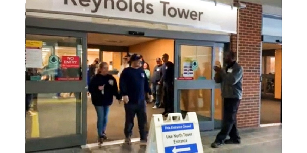 Winston-Salem firefighter Ross Flynt was released from the hospital after being shot at a local restaurant.