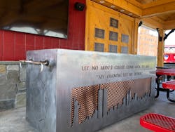 One of several signs at FDNY Fire Academy that reminds members of the importance of continual training. One of several signs at FDNY Fire Academy that reminds members of the importance of continual training.