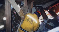 Rescuers must shore unstable areas of the void while they access and remove the victim. Rescuers must shore unstable areas of the void while they access and remove the victim.