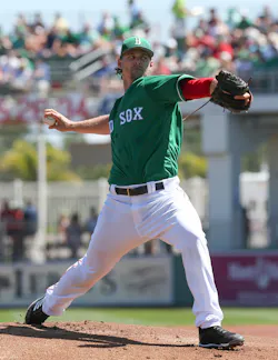 Justin Hailey pitched four games during the Red Sox 2018 World Series Championship run.