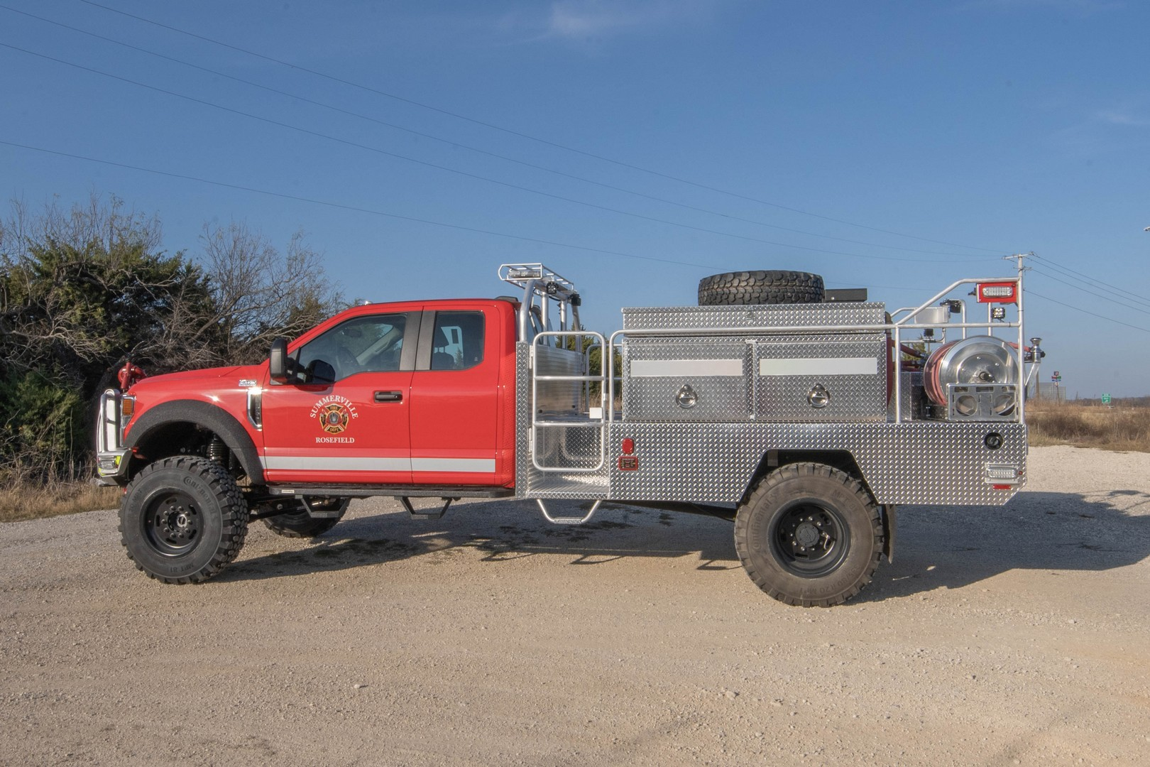 The Summerville-Rosefield Vol. Fire Department has taken delivery of a Skeeter Brush Trucks custom-built brush truck.