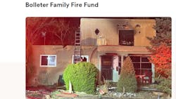Former Santa Fe Assistant Fire Chief Ted Bolleter's home was destroyed in a fire that left him with burns. Former Santa Fe Assistant Fire Chief Ted Bolleter's home was destroyed in a fire that left him with burns.