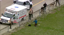 A man stole a Chicago Fire Department ambulance from near the Chinatown fire station leading police on a 75-mile chase.