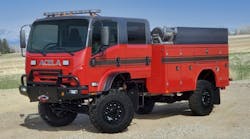 The Straya 4x4 is the first ever purpose-built wildland/urban interface fire truck chassis. Its cab-over design and military-grade performance offers best-in-class maneuverability and visibility and off-highway capabilities for use in the most demanding work environments. The Straya 4x4 is the first ever purpose-built wildland/urban interface fire truck chassis. Its cab-over design and military-grade performance offers best-in-class maneuverability and visibility and off-highway capabilities for use in the most demanding work environments.