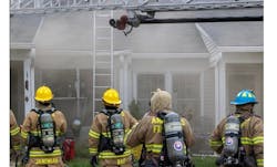 Fire crews from Anne Arundel County and Annapolis Fire Departments rescued a woman in her eighties from a residential fire.