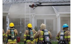 Fire crews from Anne Arundel County and Annapolis Fire Departments rescued a woman in her eighties from a residential fire. Fire crews from Anne Arundel County and Annapolis Fire Departments rescued a woman in her eighties from a residential fire.