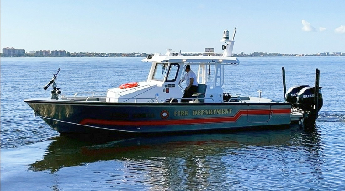 The Cape Coral Fire Department has taken delivery of a custom-built Silver Ships fire boat.