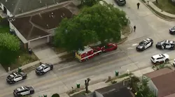 A patient who escaped from a local hospital stole a Houston Fire Department ambulance and crashed it before running from police.