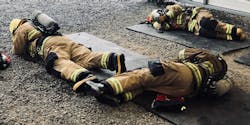 To help you to overcome SCBA claustrophobia, do 10&ndash;20 pushups and then lie on your stomach and focus on your breathing using the box breathing or belly breathing technique. If it becomes too much, you can roll over.