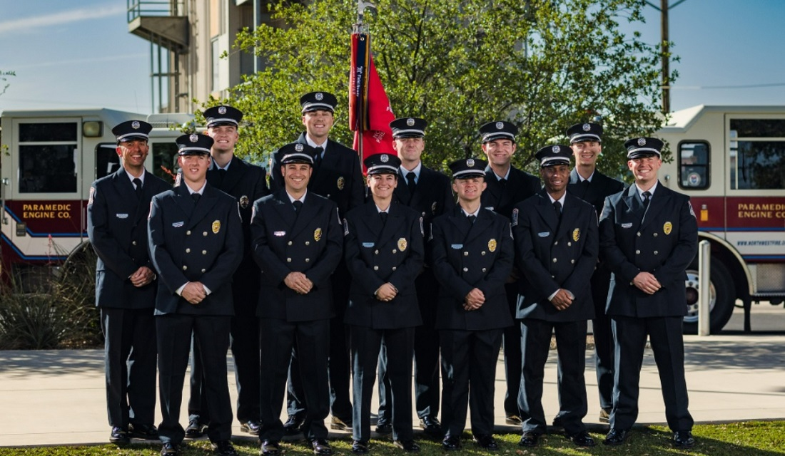 Tyler Piechura son of former Northwest Fire District Chief Jeff Piechura who died in a plane crash surveying a wildland fire has graduated from the Northwest Fire District Academy.