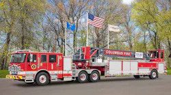 The Columbus Division of Fire has taken delivery of a custom-built Pierce Ascendant aerial ladder truck.