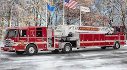 The Suffolk Fire Department has taken delivery of a custom-built Pierce aerial.