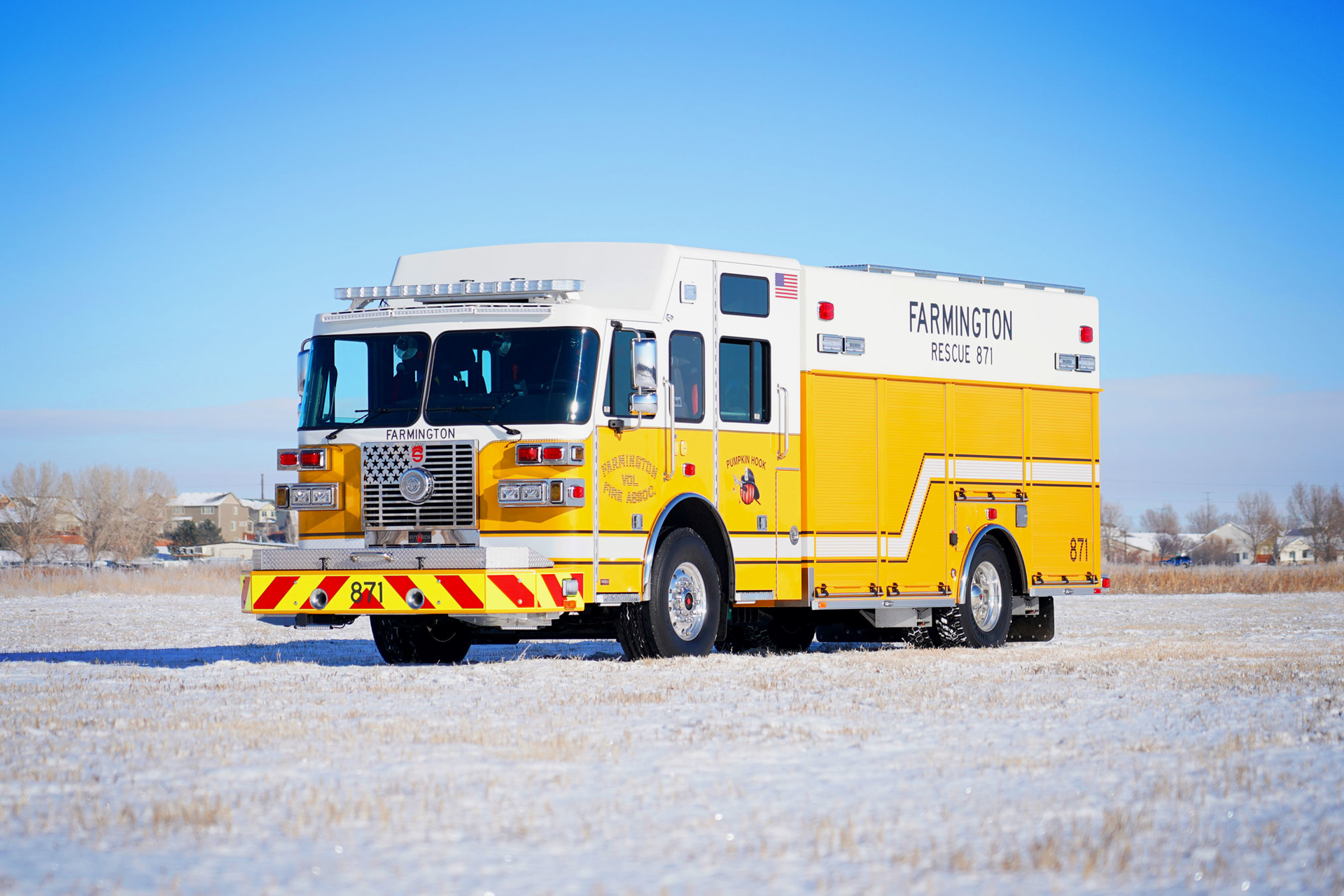 The Farmington Volunteer Fire Association has taken delivery of a custom-built SVI Trucks heavy rescue.