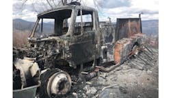 A Sevier County firefighter trapped during a wildland fire used a thermal imaging camera to find his way to safety. A Sevier County firefighter trapped during a wildland fire used a thermal imaging camera to find his way to safety.