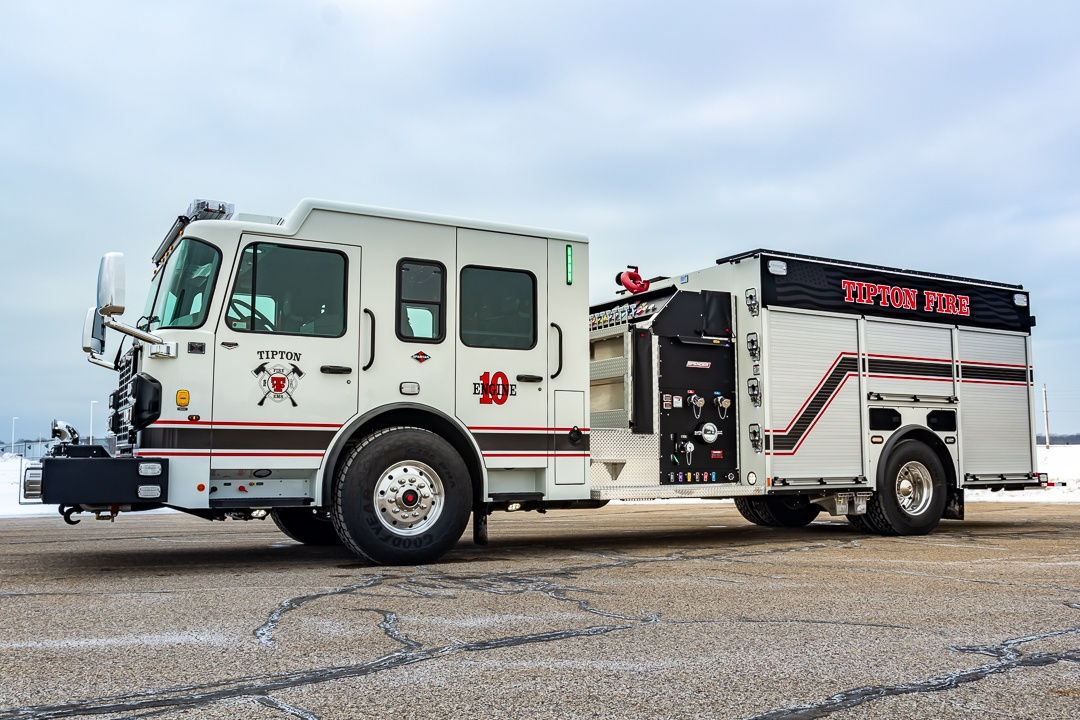 The Tipton Fire Department has taken delivery of a custom-built Spencer Manufacturing Inc. pumper.