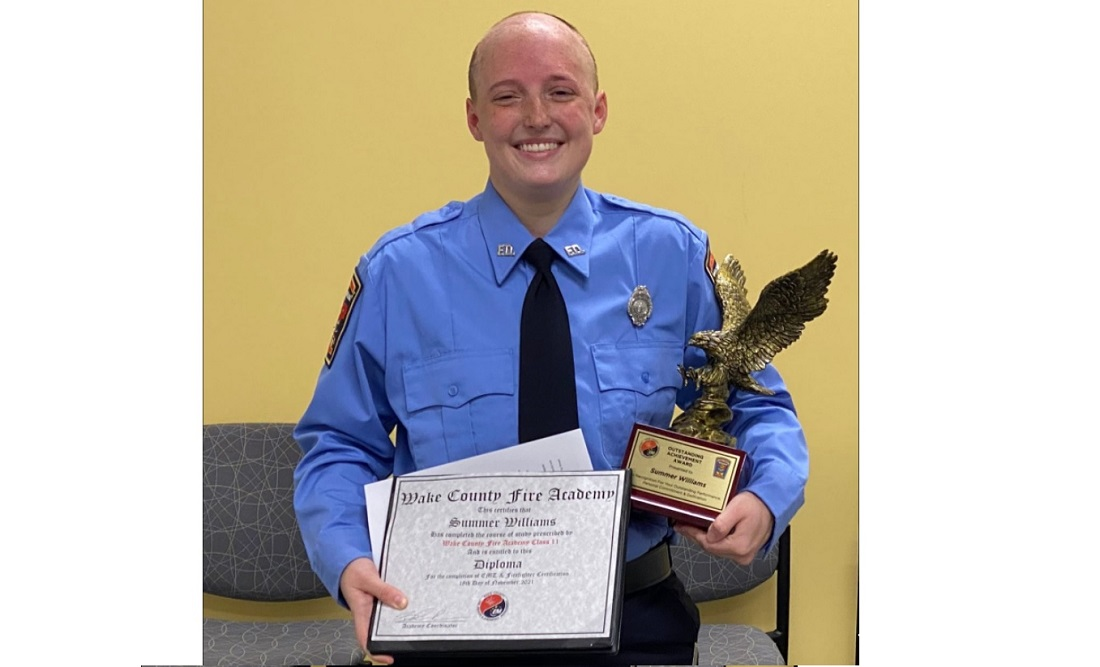 The Fuquay-Varina Fire Department is mourning the loss of Firefighter Summer Williams who lost her battle with cancer.