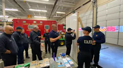 The Community-centered Fall Intervention Team, or Community-FIT model, is a multidisciplinary approach that’s been applied to serving the citizens of Upper Arlington, OH, in a way that transforms the outcomes of lift-assist callers and permits the town’s fire department to shift a substantial portion of its lift assists efforts to prevention. Here, members of the Upper Arlington Fire Department (UAFD) receive training for installing shower grab bars in citizens’ homes.