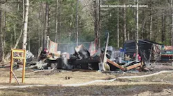 Kelli Giles was arrested after an investigation by the state fire marshal's office determined the fire was set intentionally.