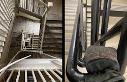 It’s obvious that the wellhole on the left can accommodate 2½-inch hose, but when the wellhole is smaller, such as what’s shown at right, a gloved hand is a good guide. It’s obvious that the wellhole on the left can accommodate 2½-inch hose, but when the wellhole is smaller, such as what’s shown at right, a gloved hand is a good guide.