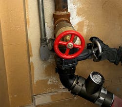 By attaching a gate valve between the building&rsquo;s standpipe valve and the pressure gauge, pressure can be controlled without relying on an old or poorly maintained standpipe.