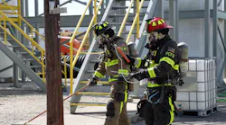 A scene from Polk County Fire Rescue Hazmat Roadshow tv video.
