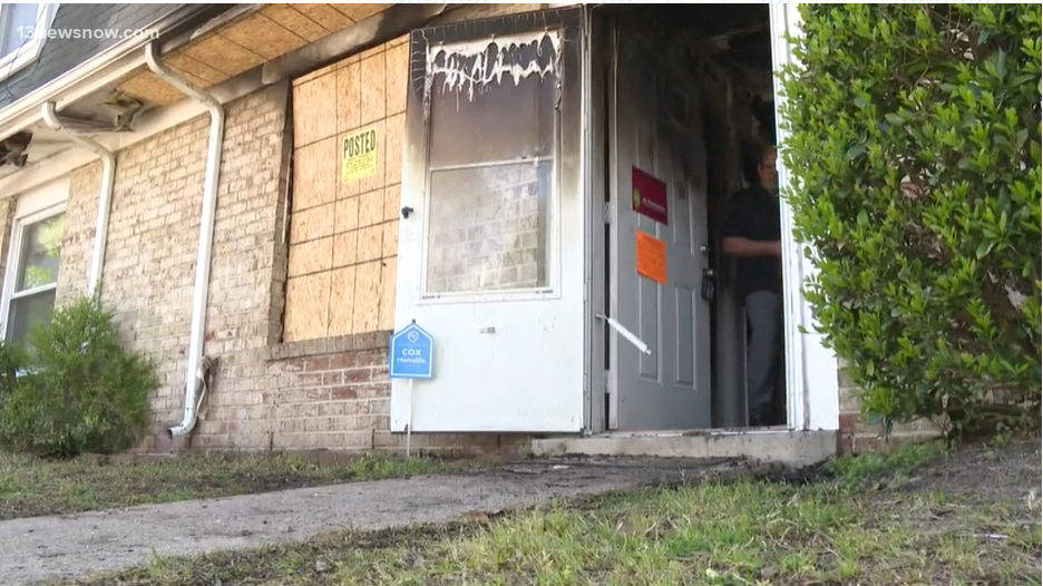 Seven children were injured in a fire at this Portsmouth day care center.