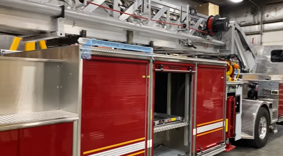 The first tractor-drawn aerial by Sutphen Corp. since the 1990s will be unveiled in late April.