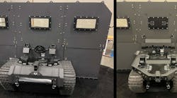 The brand-new SWAT-BOT™, mobile ballistic shield all terrain robot. The brand-new SWAT-BOT™, mobile ballistic shield all terrain robot.