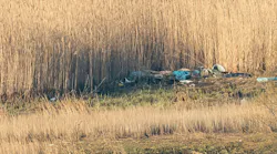 A man was found dead early Sunday after a brush fire tore through his Brooklyn homeless encampment, NYPD officials said.