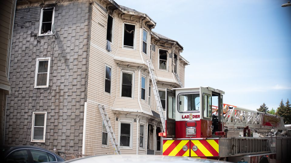 Officials found two bodies Monday while combing through the aftermath of a four-alarm fire on Saturday.