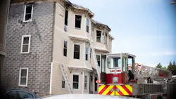 Officials found two bodies Monday while combing through the aftermath of a four-alarm fire on Saturday.