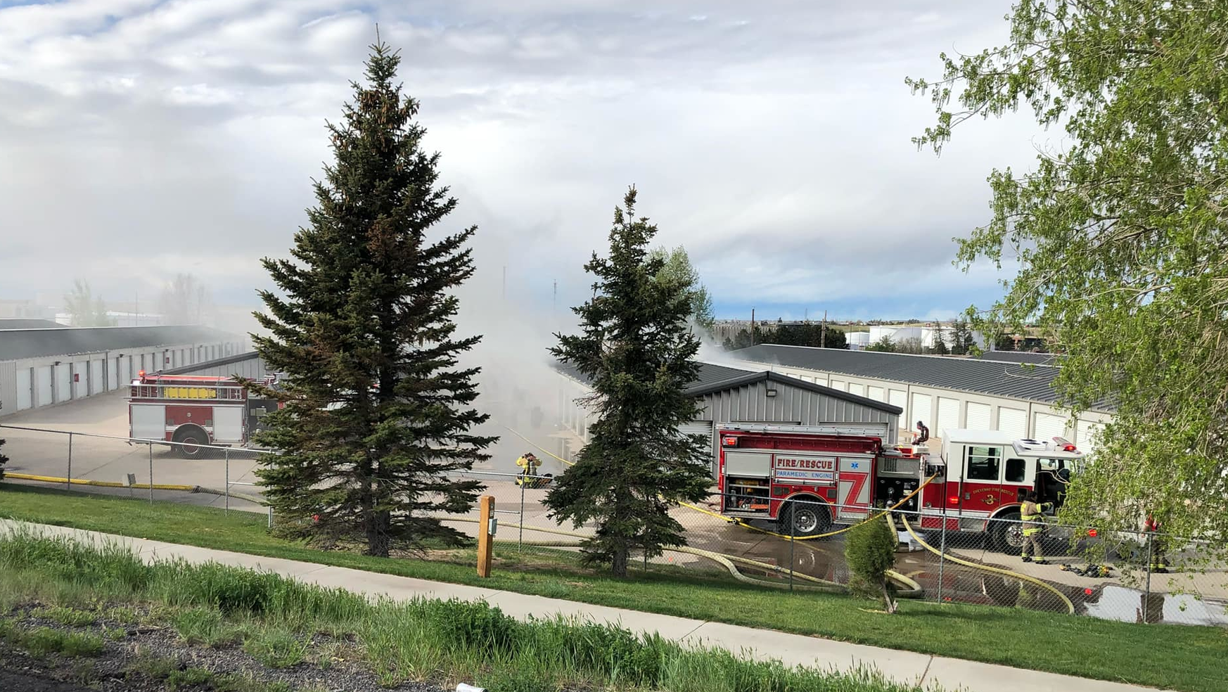 Cheyenne firefighters brought the fire under control in about 30 minutes.