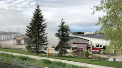Cheyenne firefighters brought the fire under control in about 30 minutes. Cheyenne firefighters brought the fire under control in about 30 minutes.