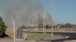 Colorado Springs firefighters battled multiple fires yesterday.