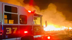 A three-alarm fire consumed an apartment complex under construction in Phoenix.