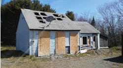 This house in Maine was used by the Maine Fire Service for a series of training incidents.