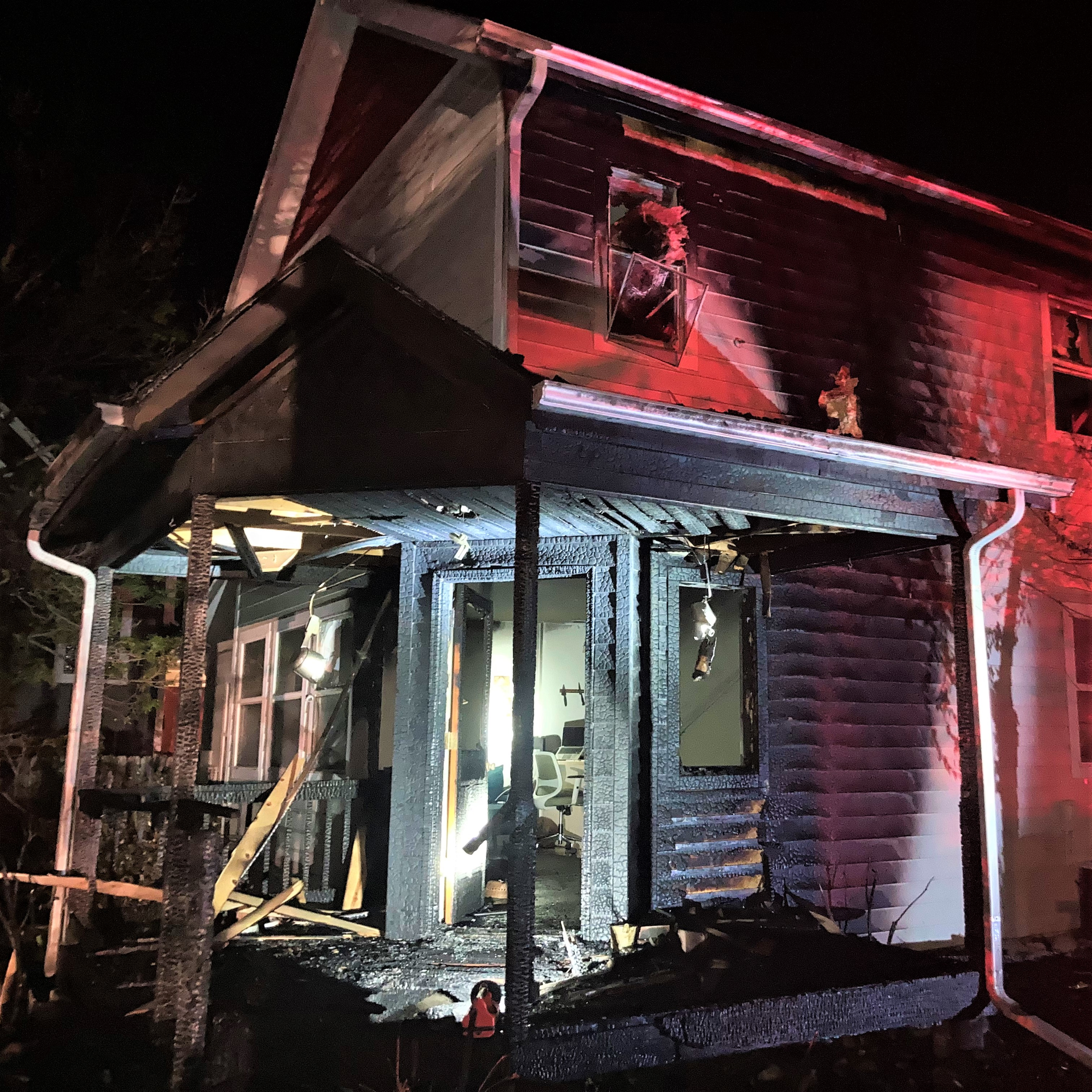 Boulder Fire-Rescue emergency crews responded to two structures fires overnight that displaced three families.