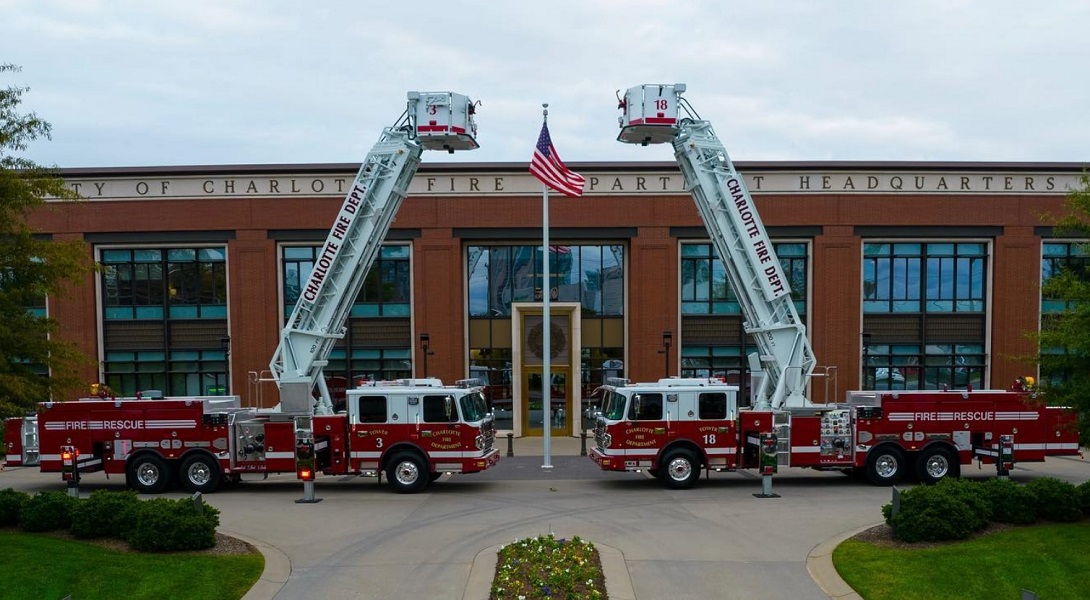 The City of Charlotte has budgeted funding to build an all-electric fire station and equip it with an electric fire truck.