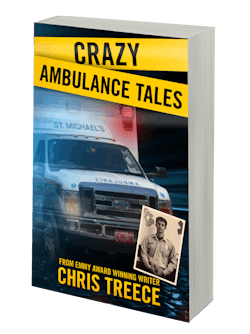 A new book chronicles the department’s more fun and frightening calls, Crazy Ambulance Tales, by Chris Treece, a former squad EMT, now a journalist and public relations person. A new book chronicles the department’s more fun and frightening calls, Crazy Ambulance Tales, by Chris Treece, a former squad EMT, now a journalist and public relations person.
