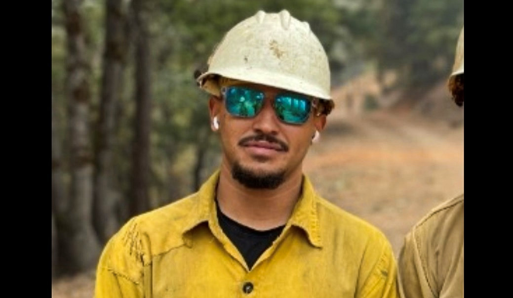 Wildland firefighter Darin Banks, 26, was killed while working wildland operations in Tuolumne County.
