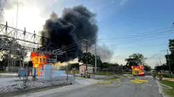 Port Neches firefighters battled an electrical fire involving an Entergy substation in Port Neches.